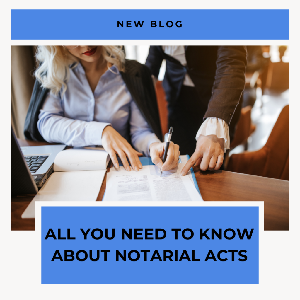 notarial acts